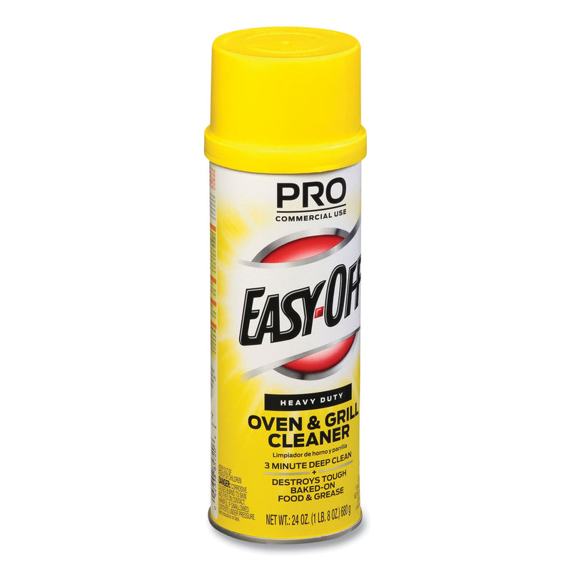 Professional EASY-OFF Oven and Grill Cleaner, 24 oz Aerosol, 6/Carton