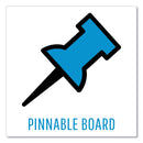 MasterVision Earth Cork Board, 18x24, Aluminum Frame