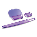 Fellowes Gel Crystals Keyboard Wrist Rest, 18.5 x 2.25, Purple