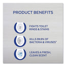 LYSOL Disinfectant Toilet Bowl Cleaner w/Lime/Rust Remover, Wintergreen, 24 oz, 9/Carton