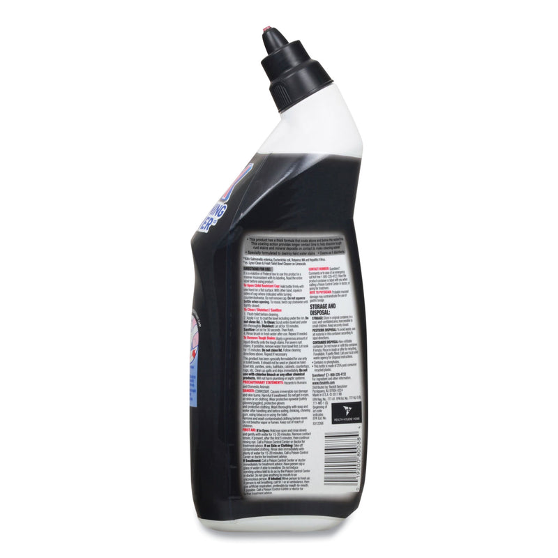 LYSOL Disinfectant Toilet Bowl Cleaner w/Lime/Rust Remover, Wintergreen, 24 oz