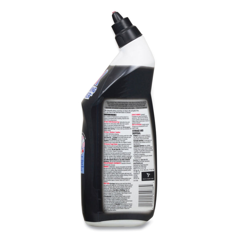 LYSOL Disinfectant Toilet Bowl Cleaner w/Lime/Rust Remover, Wintergreen, 24 oz, 9/Carton