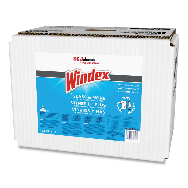 Windex Glass Cleaner with Ammonia-D, 5 gal Bag-in-Box Dispenser