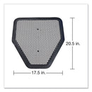 Big D Industries Deo-Gard Disposable Urinal Mat, Charcoal, Mountain Air, 17.5 x 20.5, 6/Carton