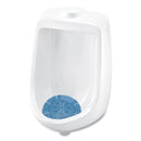 Big D Industries Diamond 3D Urinal Screen, Mountain Air Scent, Blue, 10/Pack, 6 Packs/Carton