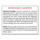 Big D Industries Metered Concentrated Room Deodorant, Mountain Air Scent, 7 oz Aerosol Spray, 12/Carton