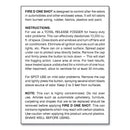 Big D Industries Fire D One Shot Aerosol, 5 oz Aerosol Spray, 12/Carton