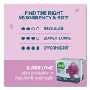 Seventh Generation Chlorine-Free Ultra Thin Pads with Wings, Super Long, 16/Pack, 6 Packs/Carton