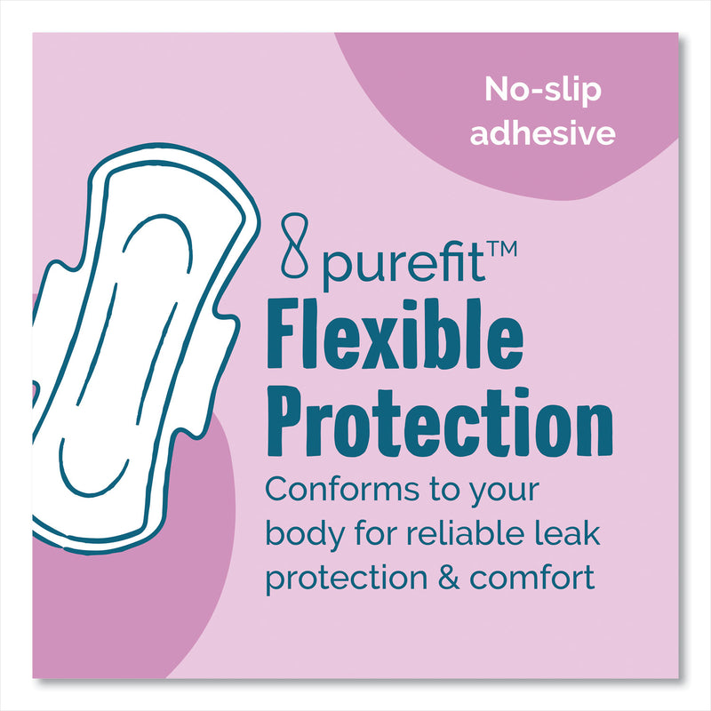 Seventh Generation Chlorine-Free Ultra Thin Pads with Wings, Super Long, 16/Pack