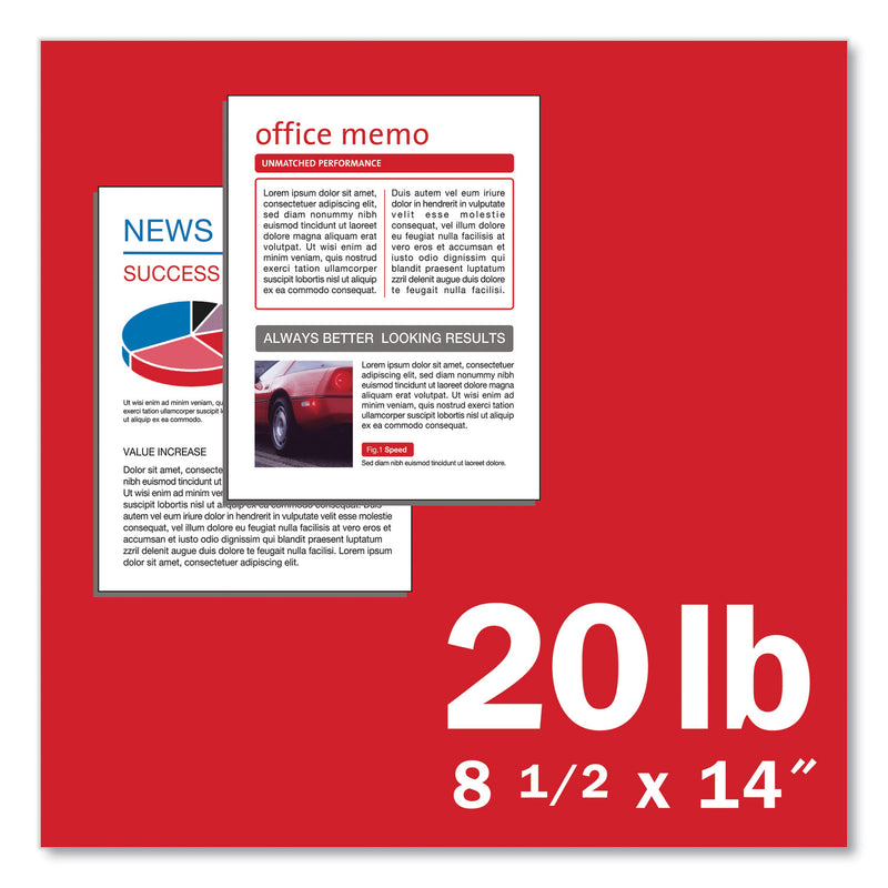 Navigator Premium Multipurpose Copy Paper, 97 Bright, 20 lb Bond Weight, 8.5 x 14, White, 500 Sheets/Ream, 10 Reams/Carton