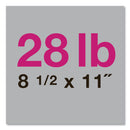 Navigator Platinum Paper, 99 Bright, 28 lb Bond Weight, 8.5 x 11, White, 500/Ream