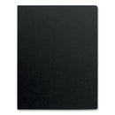 Fellowes Futura Presentation Covers for Binding Systems, Opaque Black, 11.25 x 8.75, Unpunched, 25/Pack