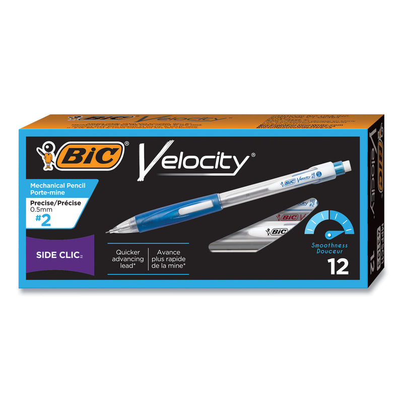 BIC Velocity Side Clic Pencil, 0.5 mm, HB (