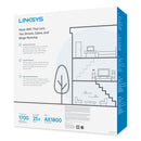 LINKSYS MAX-STREAM Mesh Wi-Fi 6 Router, 6 Ports, Dual-Band 2.4 GHz/5 GHz