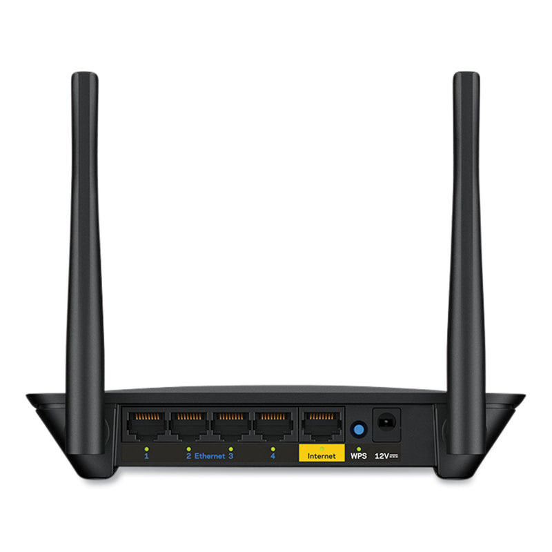 LINKSYS AC1200 Wi-Fi Router, 5 Ports, Dual-Band 2.4 GHz/5 GHz