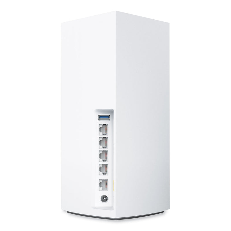 LINKSYS Velop Whole Home Mesh Wi-Fi System, 6 Ports, Tri-Band 2.4 GHz/5 GHz
