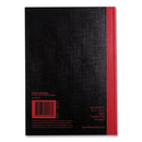 Black n' Red Hardcover Casebound Notebook, SCRIBZEE Compatible, 1 Subject, Wide/Legal Rule, Black Cover, 8.25 x 5.63, 96 Sheets