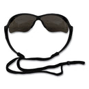 KleenGuard Nemesis Safety Glasses, Black Frame, Smoke Mirror Lens, 12/Box