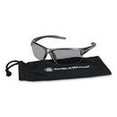 KleenGuard Equalizer Safety Glasses, Gun Metal Frame, Smoke Lens, 12/Box