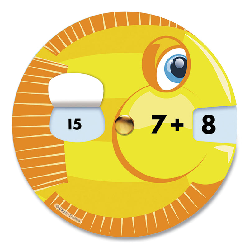 Carson-Dellosa Education EZ-Spin, Additon Game, Ages 5 to 7, 18/Pack
