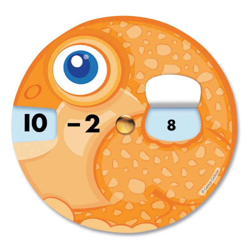 Carson-Dellosa Education EZ-Spin, Subtraction Game, Grades K to 2, 18/Pack
