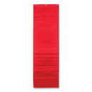Carson-Dellosa Education Storage Pocket Chart, 10 Pockets, Hanger Grommets, 14 x 47, Red