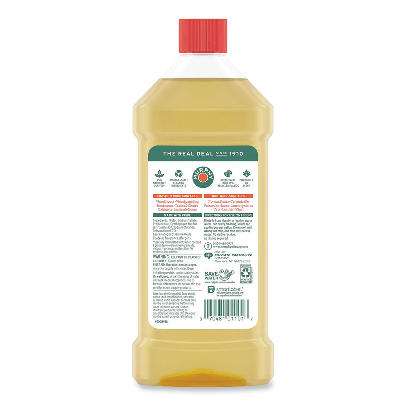 Murphy Oil Soap Concentrate, Fresh Scent, 16 oz Bottle, 9/Carton