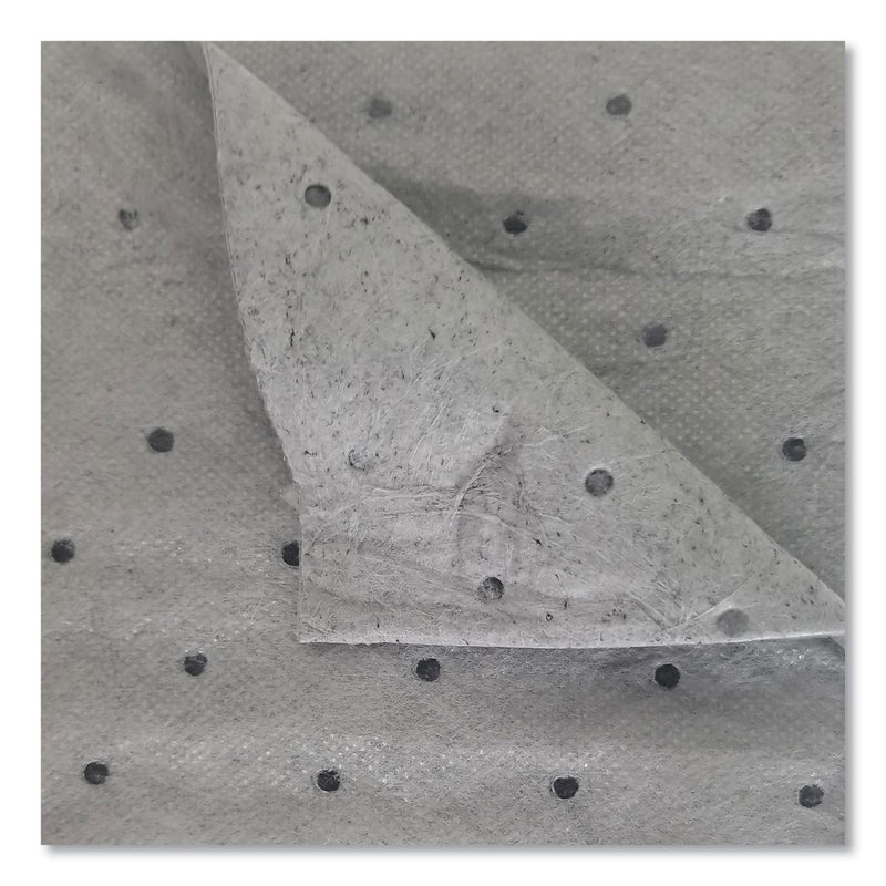 HOSPECO TASKBrand All Sorb Industrial Sorbent Pad, 0.11 gal, 15 x 18, 200/Carton