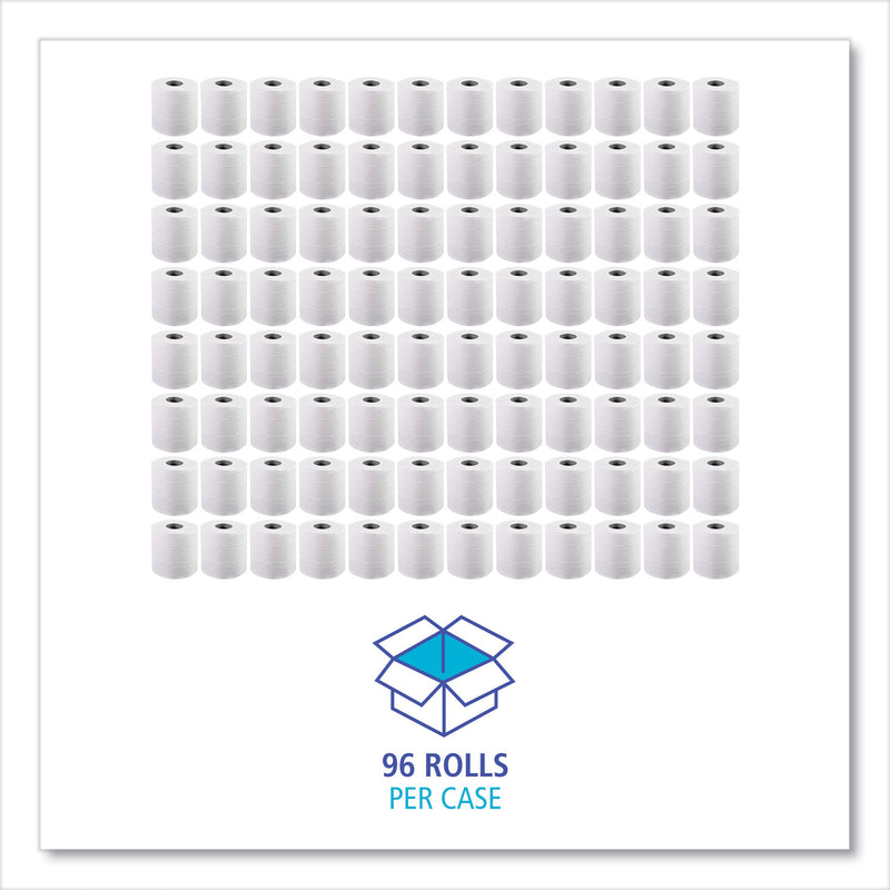 Boardwalk 2-Ply Toilet Tissue, Septic Safe, White, 4.5 x 4.5, 500 Sheets/Roll, 96 Rolls/Carton