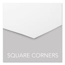 GBC Design View Poly Presentation Covers for Binding Systems, Frost, 11.25 x 8.75, Unpunched, 25/Pack