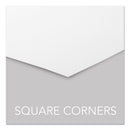 GBC Design View Poly Presentation Covers for Binding Systems, Frost, 11 x 8.5, Unpunched, 25/Pack