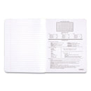 Mead Composition Book, Wide/Legal Rule, Black Cover, 9.75 x 7.5, 100 Sheets