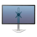 Fellowes Lotus Single Monitor Arm Kit, For 26" Monitors, 180 Degree Rotation, 180 Degree Pan, Silver, Supports 17 lb