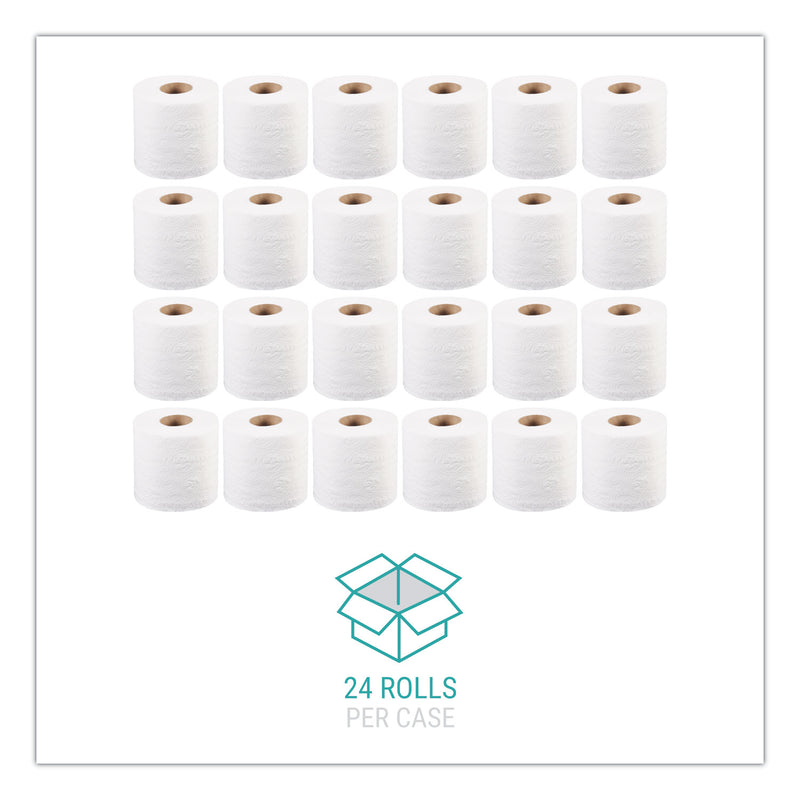 Windsoft Bath Tissue, Septic Safe, Individually Wrapped Rolls, 2-Ply, White, 400 Sheets/Roll, 24 Rolls/Carton