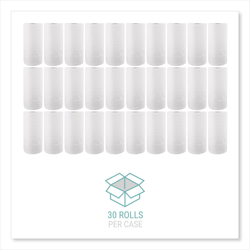 Windsoft Kitchen Roll Towels, 2-Ply, 11 x 8.8, White, 100/Roll, 30 Rolls/Carton