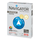 Navigator Platinum Paper, 99 Bright, 20 lb Bond Weight, 8.5 x 11, White, 500 Sheets/Ream, 10 Reams/Carton