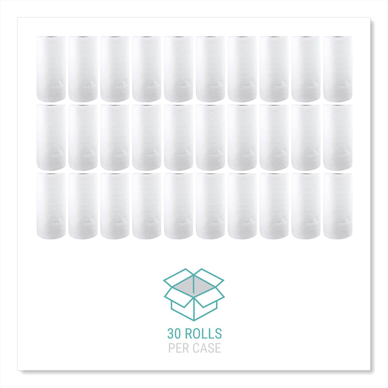 Windsoft Kitchen Roll Towels, 2-Ply, 11 x 8.5, White, 85/Roll, 30 Rolls/Carton