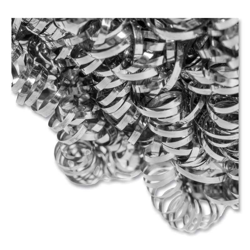 AmerCareRoyal Stainless Steel Sponge, Polybagged, 1.50 oz, Gray, 12/Pack, 12/Packs/Carton