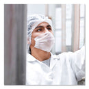 AmerCareRoyal Latex-Free Operating Room Cap, Pleated, Polypropylene, 21", White, 100 Caps/Pack, 10 Packs/Carton