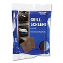 AmerCareRoyal Griddle Screen, Aluminum Oxide, 4 x 5.5, Brown, 20/Pack, 10 Packs/Carton