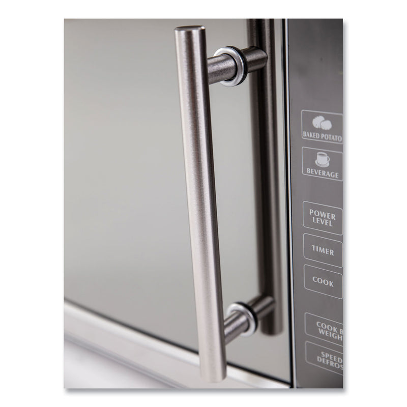 Avanti 1.1 Cubic Foot Capacity Stainless Steel Touch Microwave Oven, 1,000 Watts