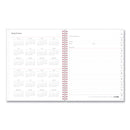 Blue Sky Joselyn Weekly/Monthly Planner, Joselyn Floral Artwork, 11 x 8.5, Pink/Peach/Black Cover, 12-Month (Jan to Dec): 2023