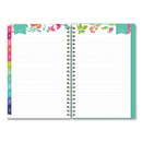 Blue Sky Day Designer Peyton Create-Your-Own Cover Weekly/Monthly Planner, Floral Artwork, 8 x 5, White, 12-Month (Jan-Dec): 2023