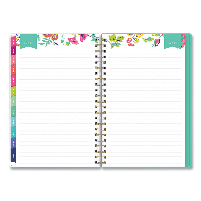Blue Sky Day Designer Peyton Create-Your-Own Cover Weekly/Monthly Planner, Floral Artwork, 8 x 5, White, 12-Month (Jan-Dec): 2023