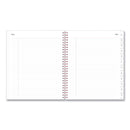 Blue Sky Joselyn Monthly Wirebound Planner, Joselyn Floral Artwork, 10 x 8, Pink/Peach/Black Cover, 12-Month (Jan to Dec): 2023