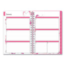 Blue Sky Breast Cancer Awareness Create-Your-Own Cover Weekly/Monthly Planner, Orchid Artwork, 8 x 5, 12-Month (Jan-Dec): 2023