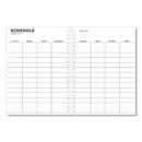 Universal Monthly Planner, 11 x 8, Black Cover, 14-Month, Dec 2022 through Jan 2024