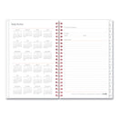 Blue Sky Joselyn Weekly/Monthly Planner, Joselyn Floral Artwork, 8 x 5, Pink/Peach/Black Cover, 12-Month (Jan to Dec): 2023