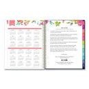 Blue Sky Day Designer Peyton Create-Your-Own Cover Weekly/Monthly Planner, Floral Artwork, 11 x 8.5, Navy, 12-Month (Jan-Dec): 2023