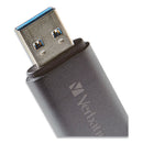 Verbatim Store 'n' Go Dual USB 3.0 Flash Drive for Apple Lightning Devices, 64 GB, Graphite